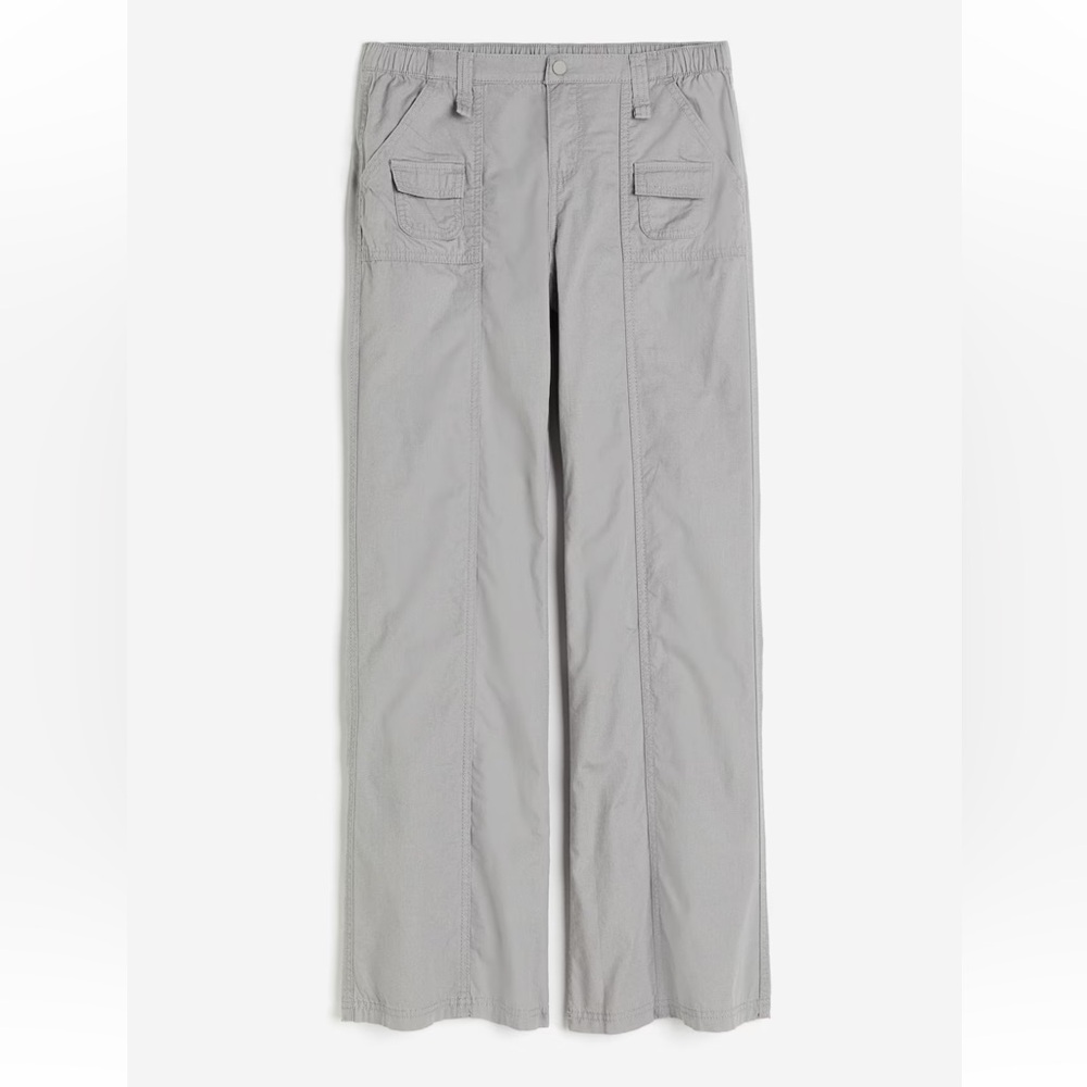 H&M Gray Wide Leg Pants